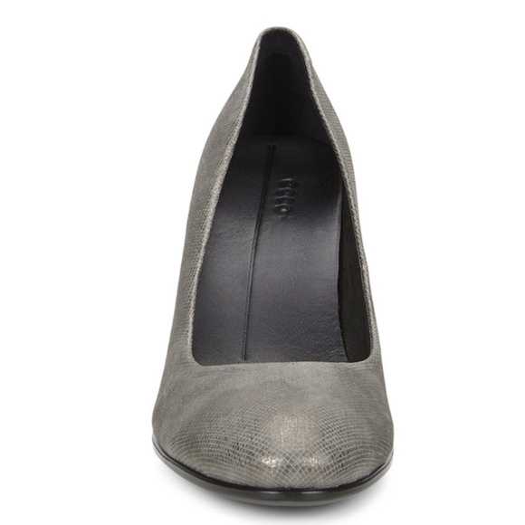 NIB Ecco Shape 75 Sleek Heels, Size 41 (10-10.5), Color Warm Grey - Picture 5 of 16